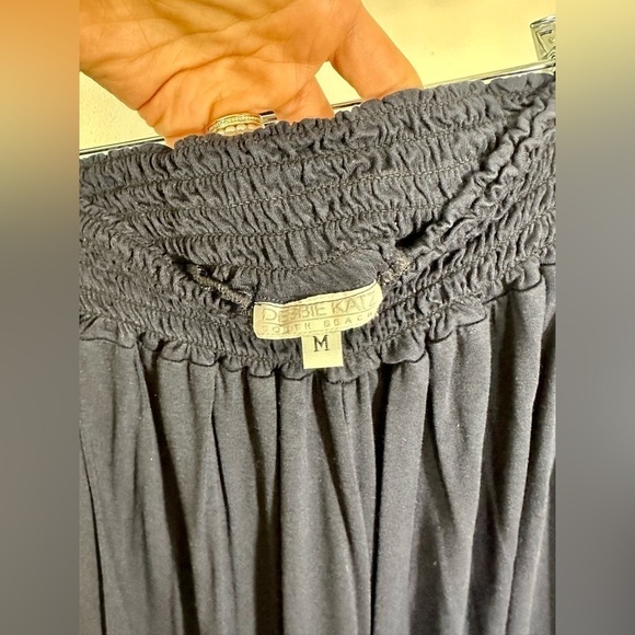 DEBBIE KATZ Women Lightweight Beach Lounge Pants Navy Medium (fits XS-S) NWOT - Picture 10 of 11